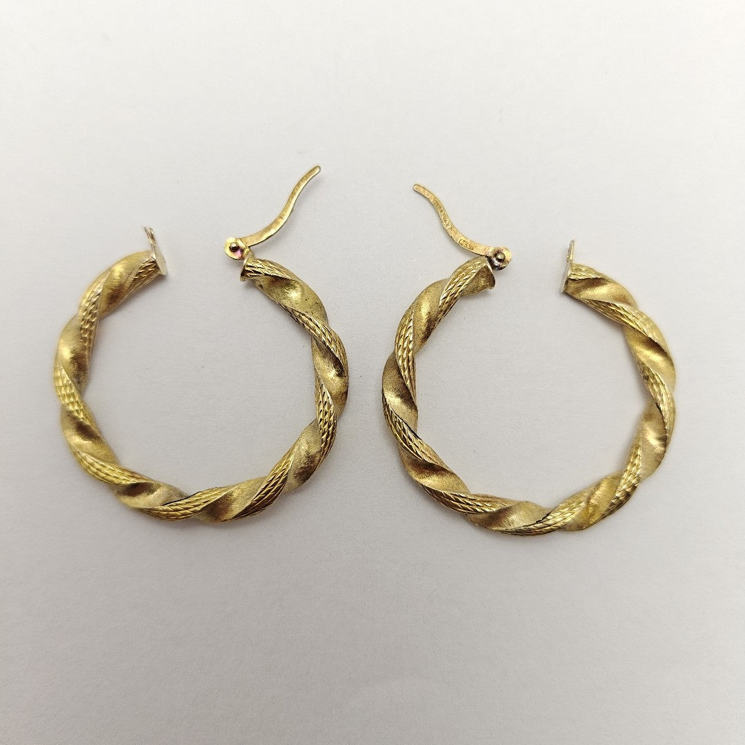 ARETES PAR ORO 14 K 3,00 GRMS (SEMINUEVO)