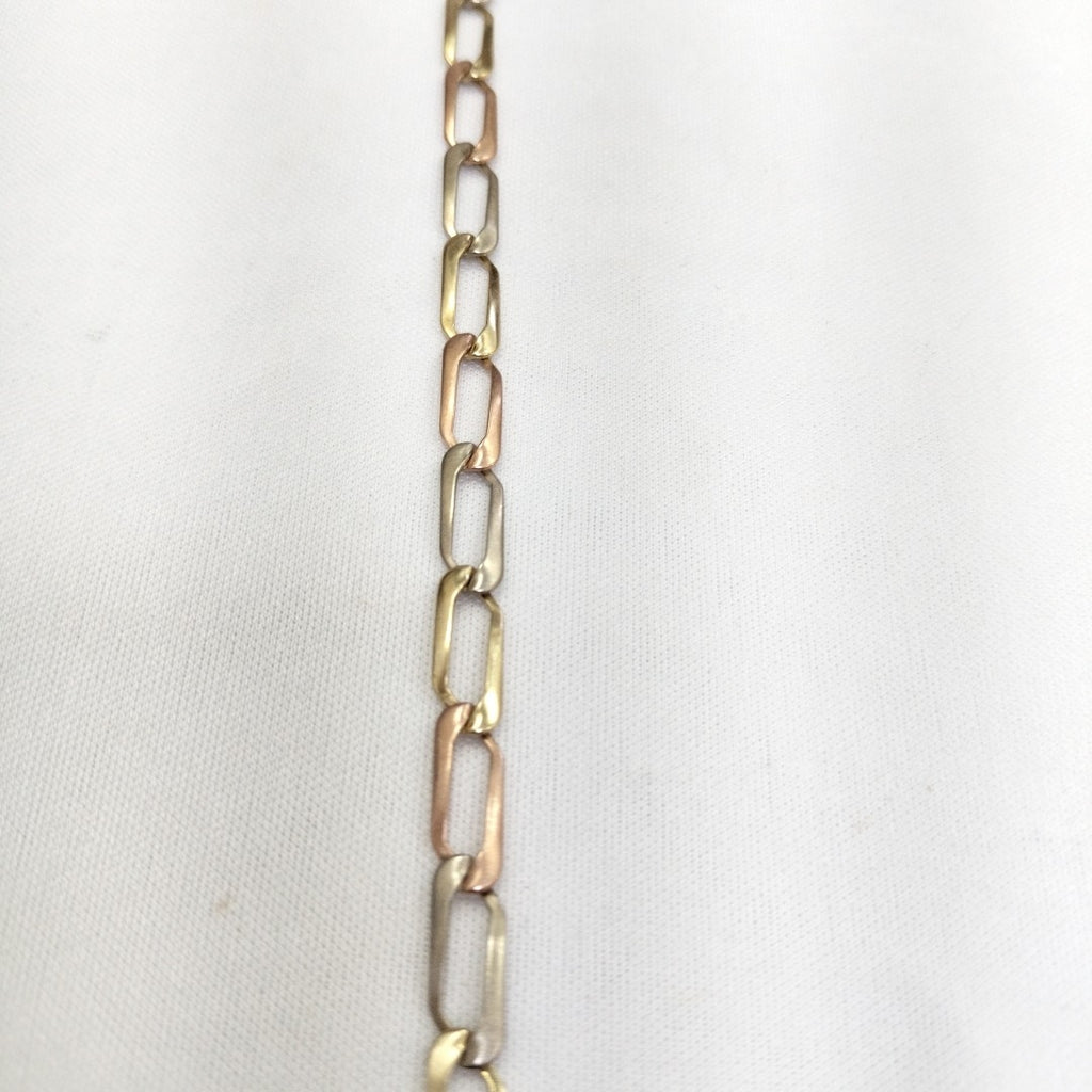 PULSERA ORO COMBINADO 10 K 6,20 GRMS (SEMINUEVO)