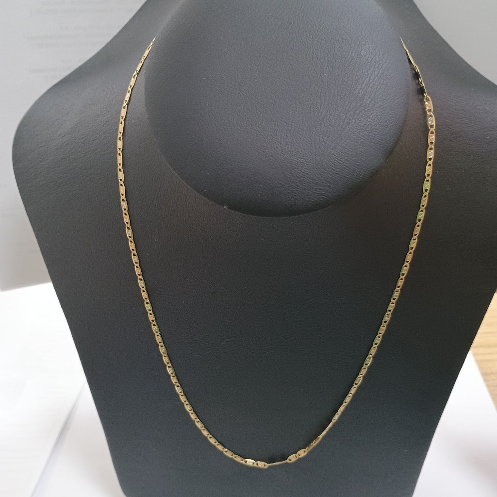 CADENA ORO COMBINADO 10 K 3,70 GRMS (SEMINUEVO)