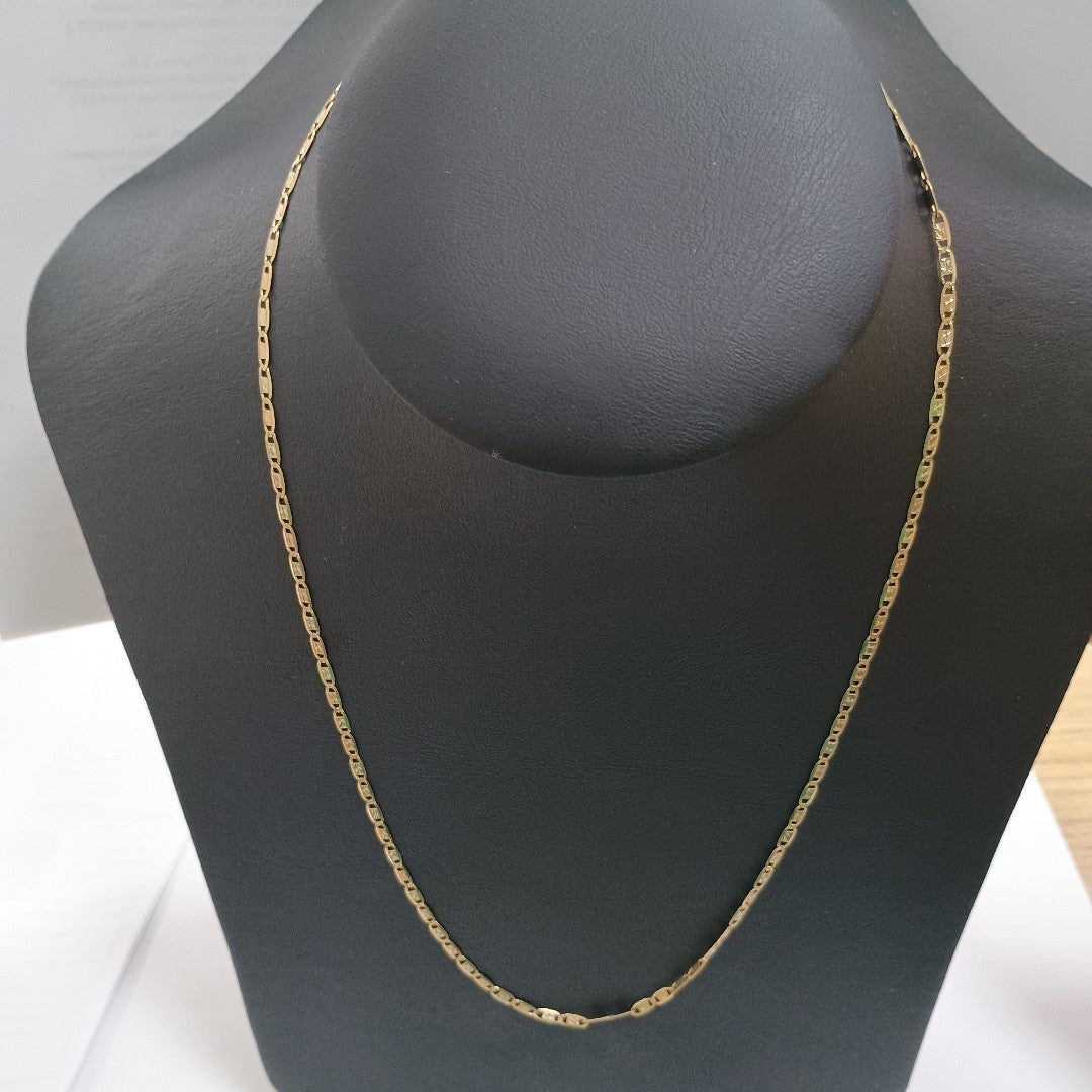 CADENA ORO COMBINADO 10 K 3,70 GRMS (SEMINUEVO)