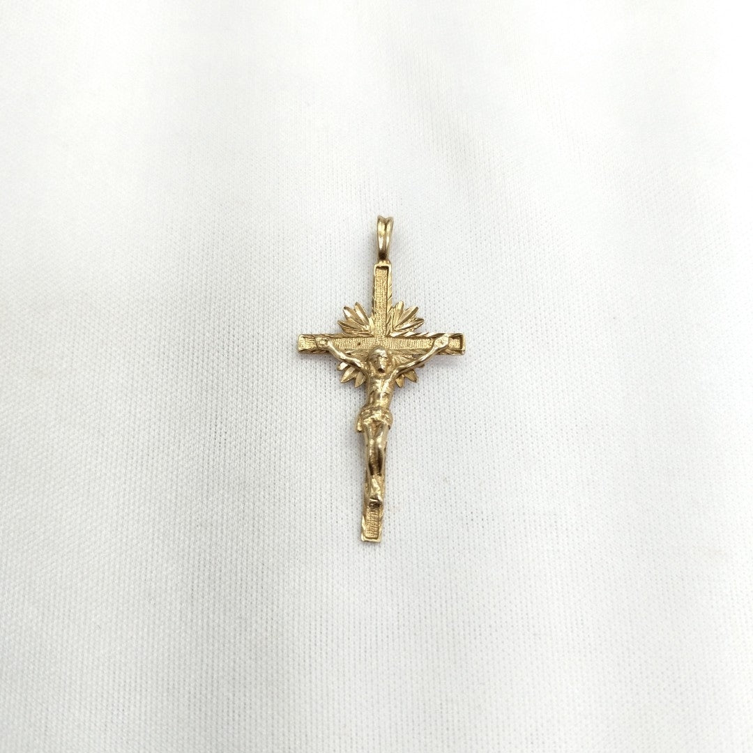 CRUCIFIJO ORO 14 K 2,00 GRMS (SEMINUEVO)