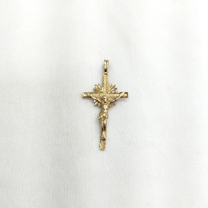 CRUCIFIJO ORO 14 K 2,00 GRMS (SEMINUEVO)