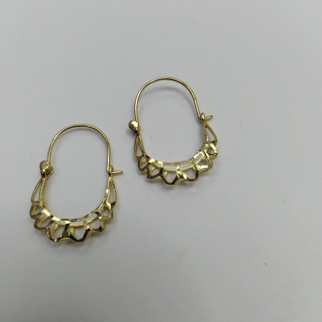 ARRACADAS PAR ORO 10 K 0.8 GRMS (SEMINUEVO)