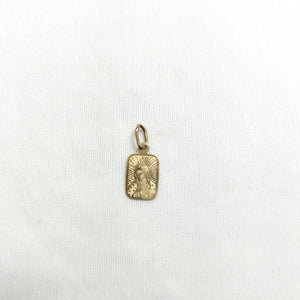 MEDALLA RELIGIOSA ORO 14 K 0,50 GRMS (SEMINUEVO)