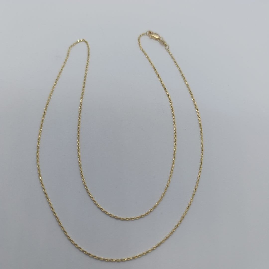 CADENA TORZAL 14K 55 CM 3 GR (NUEVO)