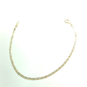 PULSERA ORO COMBINADO 10 K 0.9 GRMS (SEMINUEVO)