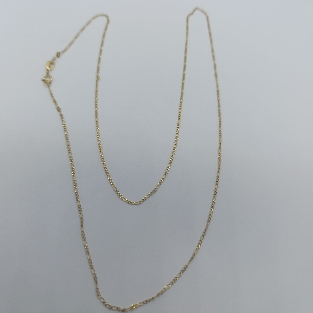 CADENA 3 X 1 1.7GR 60 CM 14K (NUEVO)