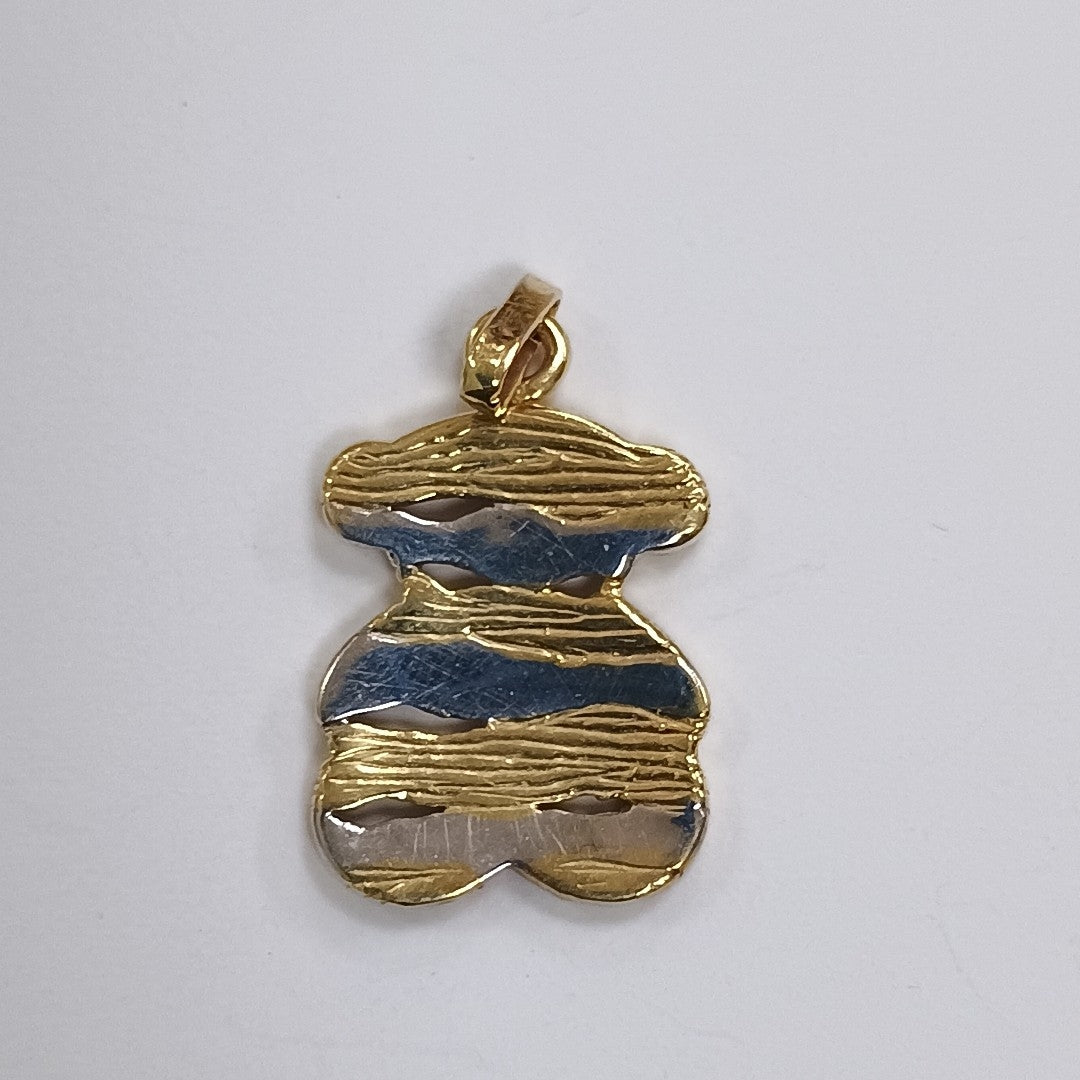 DIJE ORO,ORO COMBINADO 14 K 1,60 GRMS (SEMINUEVO)