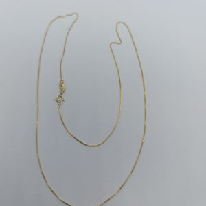 CADENA VENECIANO 14K 55 CM 1.7 GR (NUEVO)