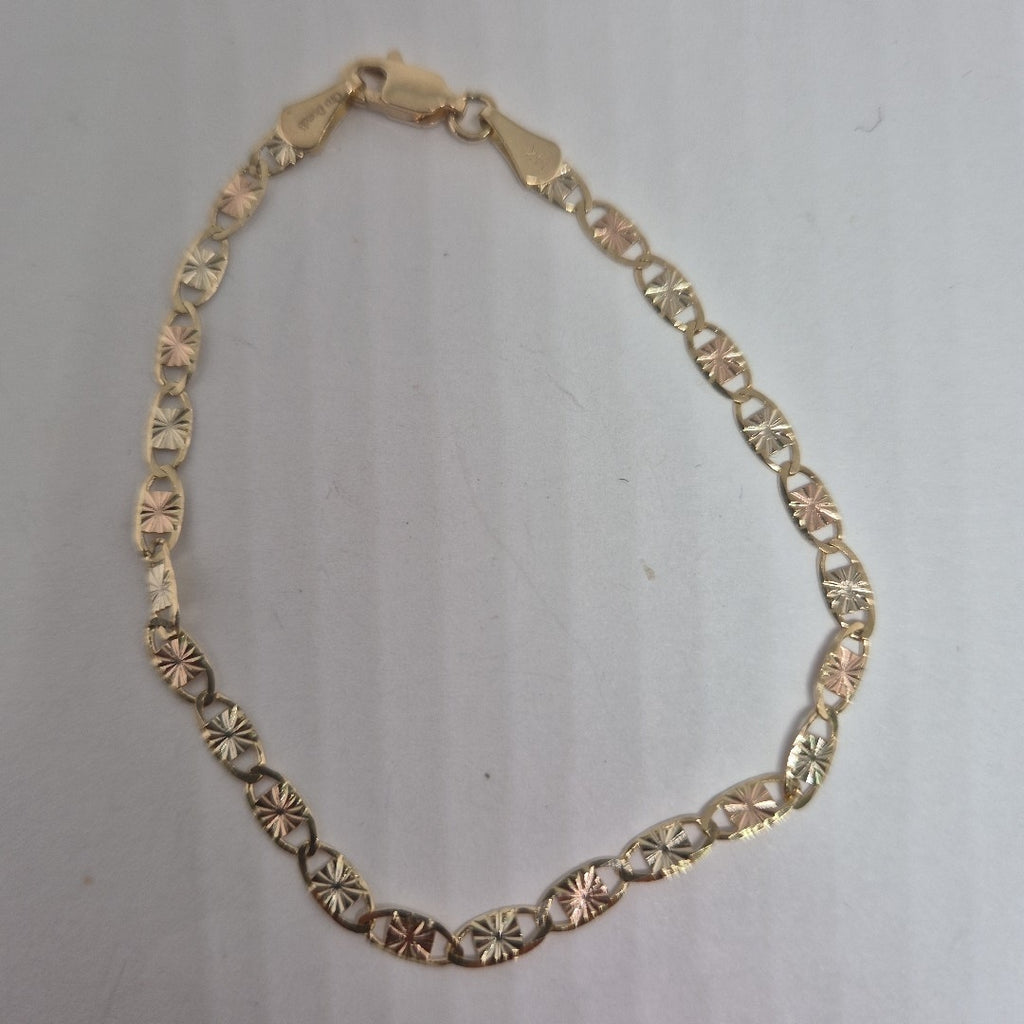 PULSERA GUCHI 14K 18 CM 2.8 GR (NUEVO)