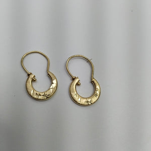 ARRACADAS PAR ORO 10 K 1.2 GRMS (SEMINUEVO)
