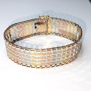 BRAZALETE ORO 14 K 14.2 GRMS (SEMINUEVO)