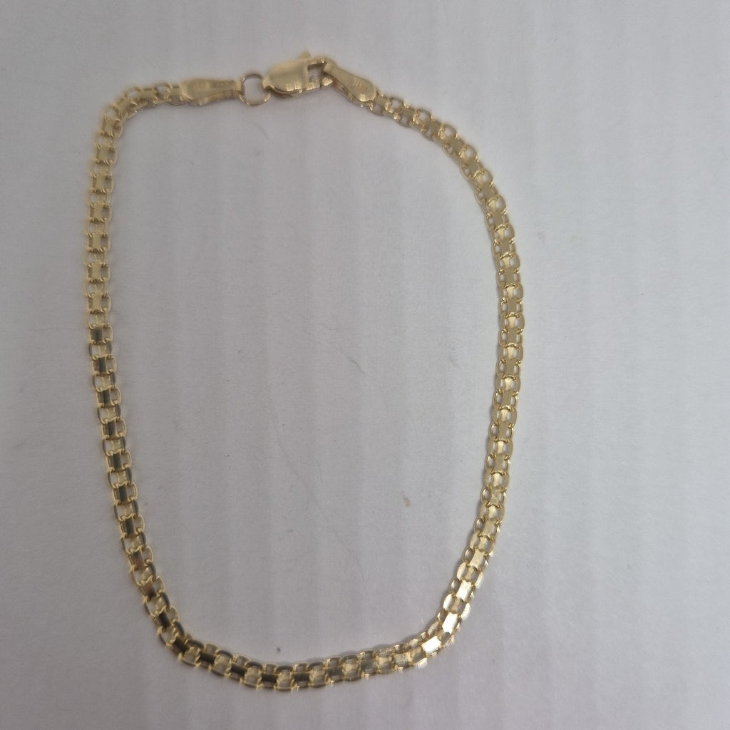 PULSERA TEJIDO CHINO 14K 18 CM 2.4 GR (NUEVO)
