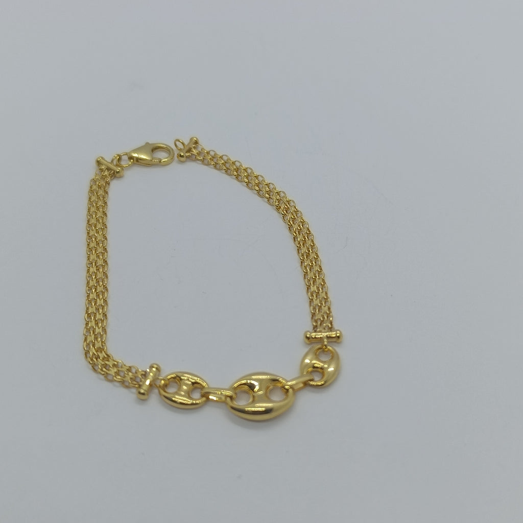 PULSERAS DAMA ORO 14K 3.5 (NUEVO)