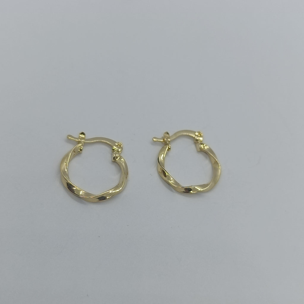 ARETES ARRACADAS TORZAL 14K 1.2 GR (NUEVO)