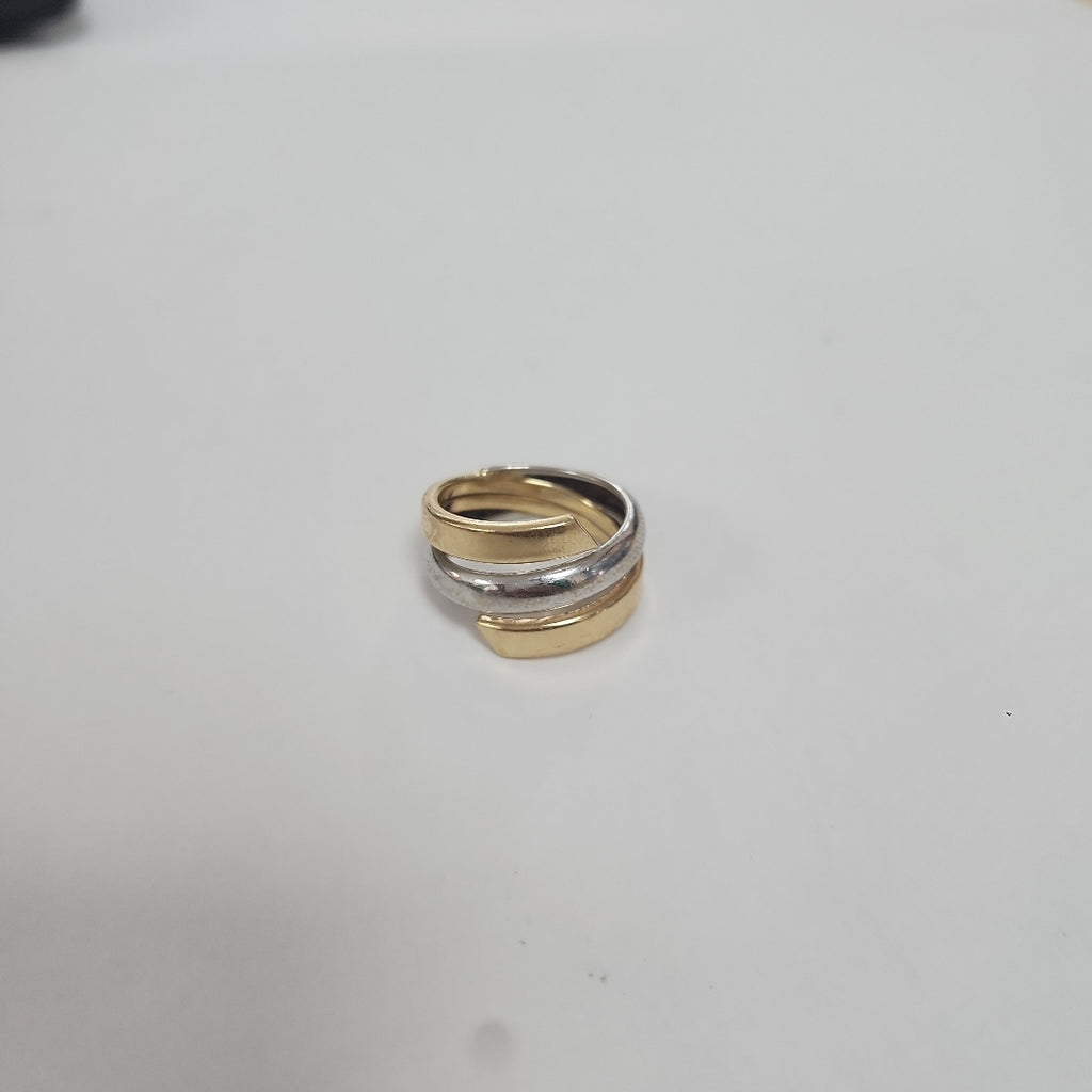 ANILLO ORO COMBINADO 14 K 2,80 GRMS (SEMINUEVO)