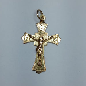 CRUCIFIJO ORO 10 K 1.9 GRMS (SEMINUEVO)