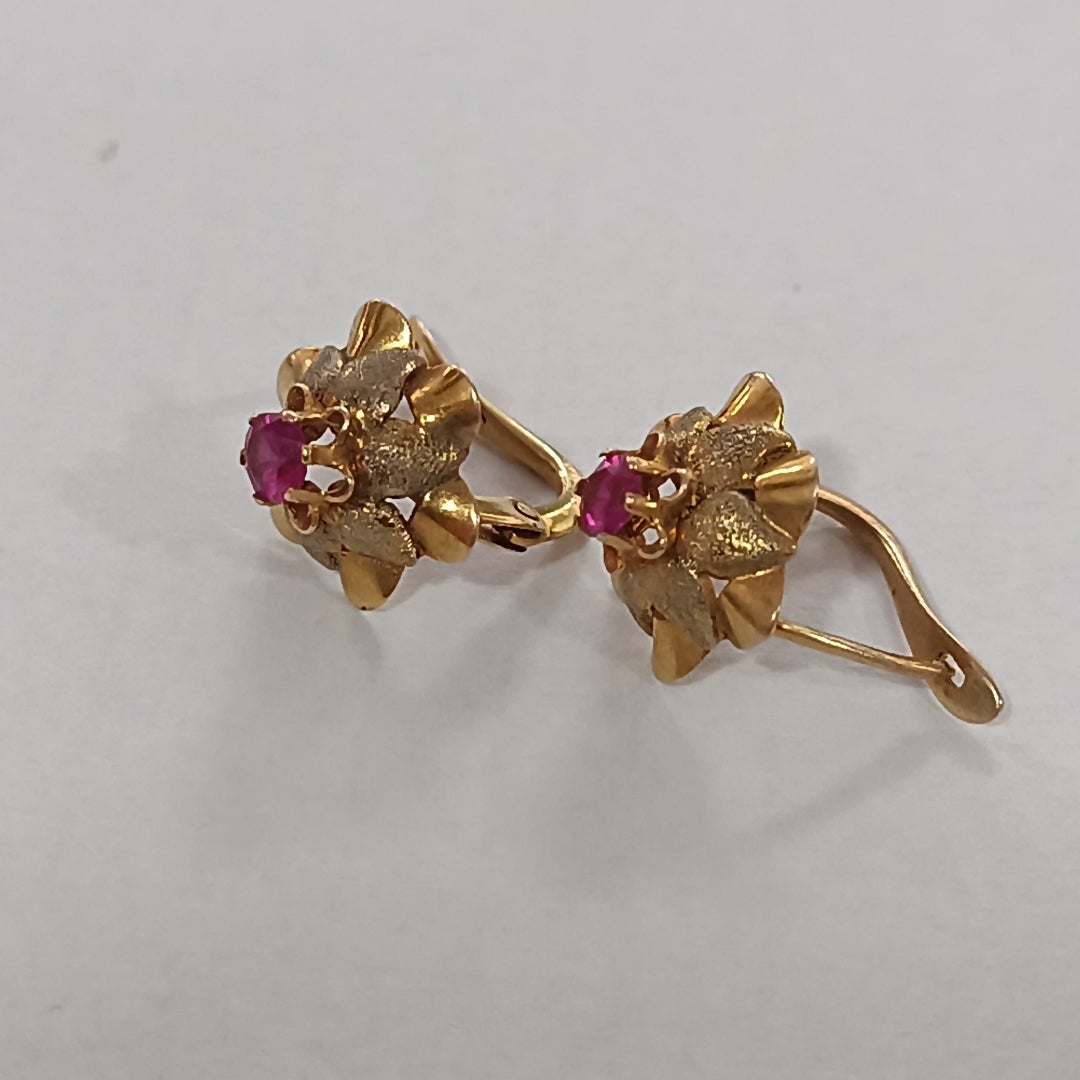 ARETES PAR ORO 10 K 2,00 GRMS (SEMINUEVO)