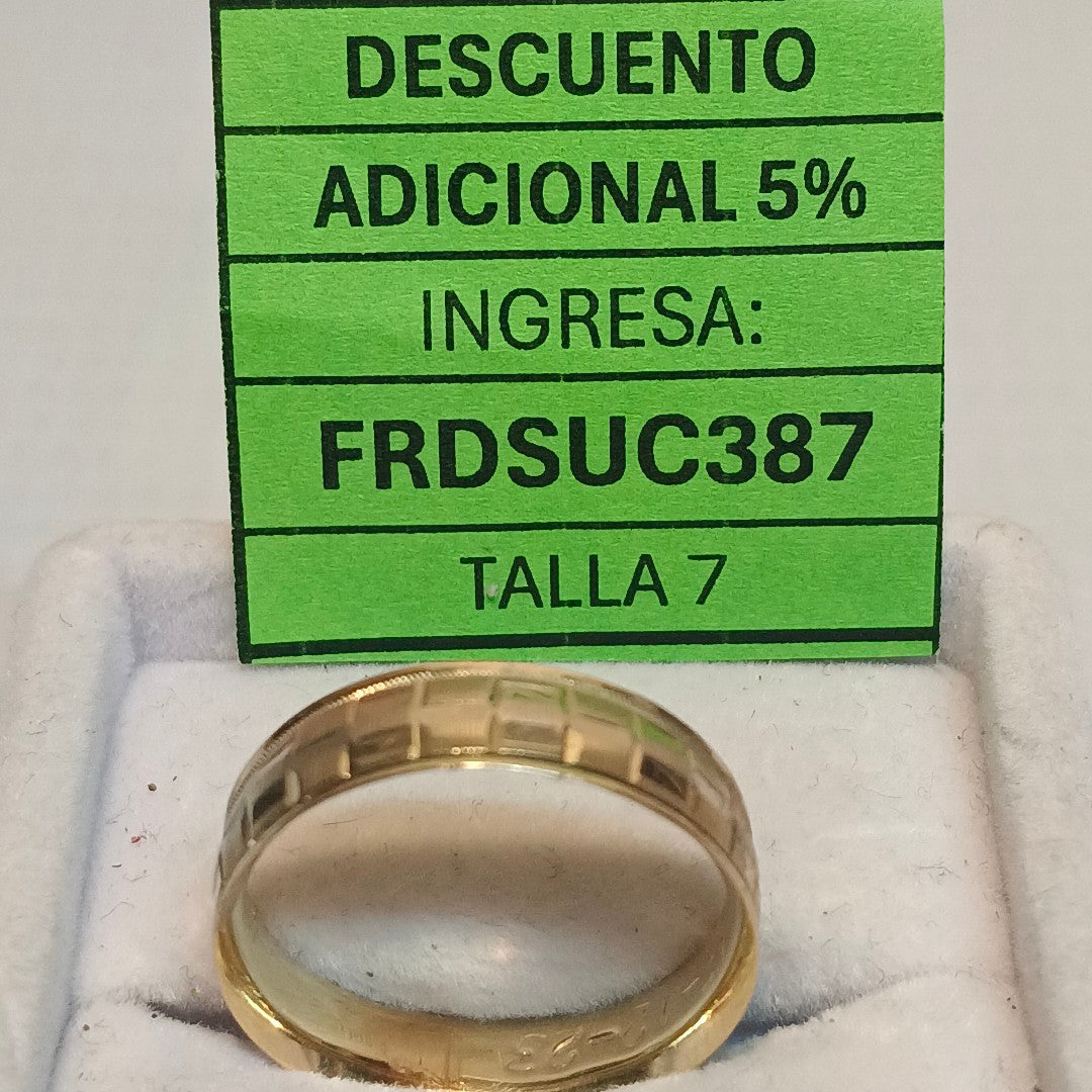 ARGOLLA ORO 10 K 2.2 GRMS (SEMINUEVO)