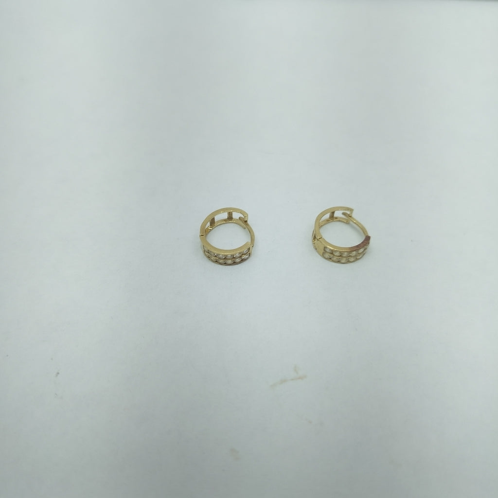 ARRACADAS PAR ORO 10 K 1.2 GRMS (SEMINUEVO)
