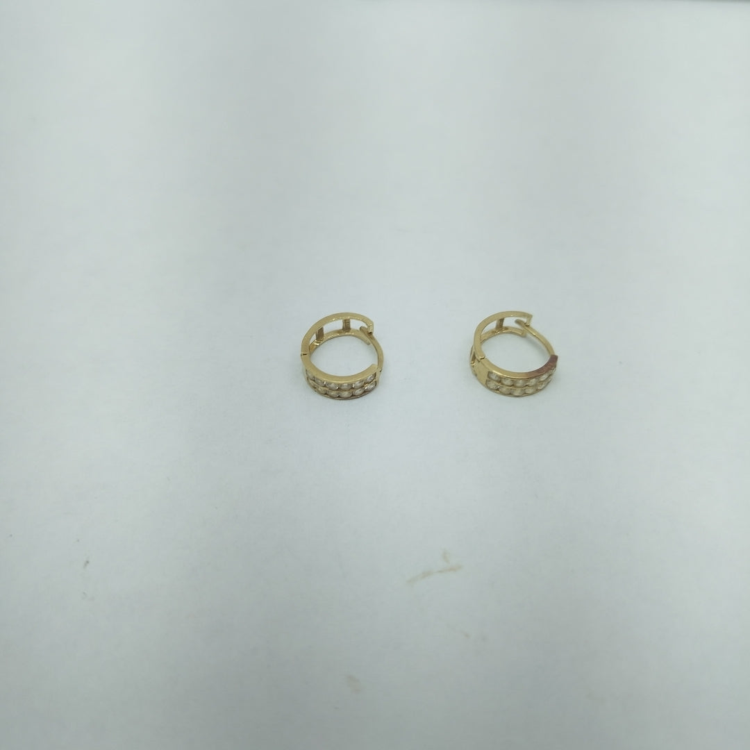 ARRACADAS PAR ORO 10 K 1.2 GRMS (SEMINUEVO)