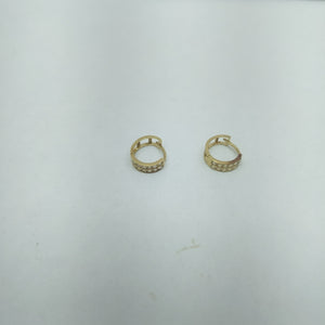 ARRACADAS PAR ORO 10 K 1.2 GRMS (SEMINUEVO)