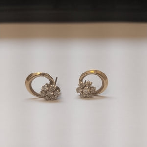 ARETES PAR ORO 14 K 1,80 GRMS (SEMINUEVO)