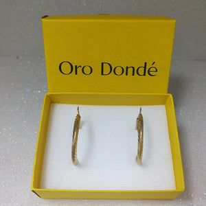 ARRACADAS PAR ORO 14 K 3.6 GRMS (SEMINUEVO)