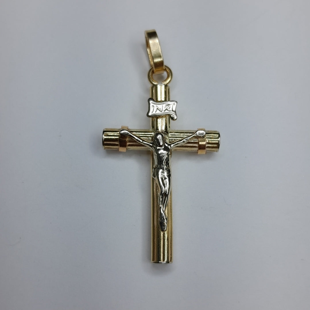 CRUCIFIJO ORO 14 K 3.7 GRMS (SEMINUEVO)
