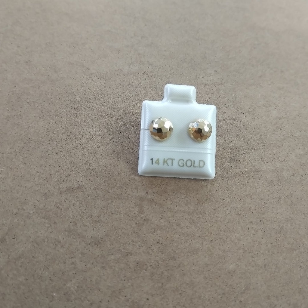 BROQUELES ORO 14K 1.2 (NUEVO)