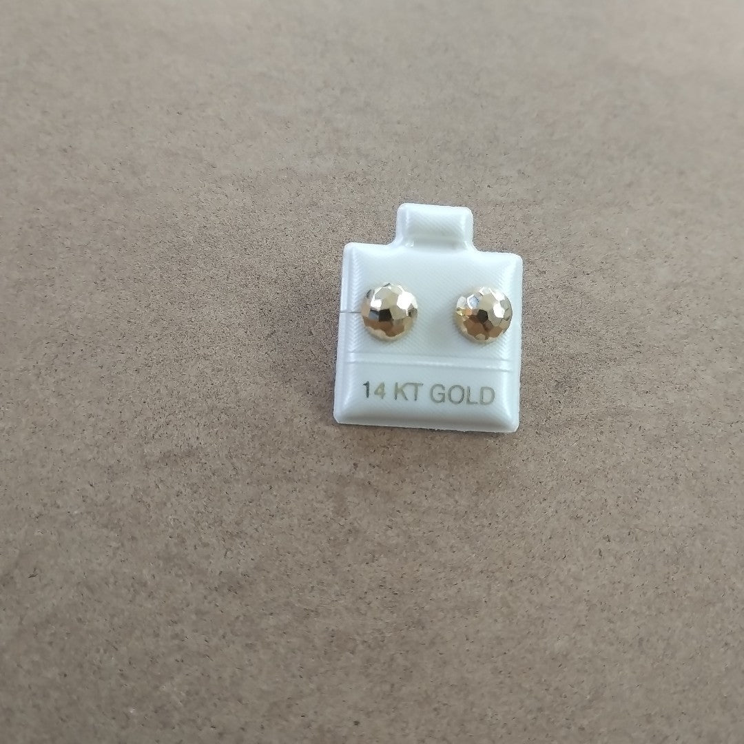 BROQUELES ORO 14K 1.2 (NUEVO)