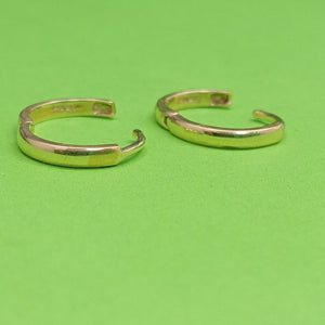 ARRACADAS PAR ORO BLANCO 14 K 2.4 GRMS (SEMINUEVO)