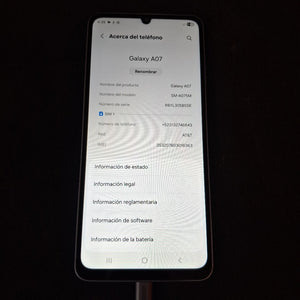 CELULAR SAMSUNG GALAXY A07 SM-A075M (2025) 64 GB 4 GB RAM