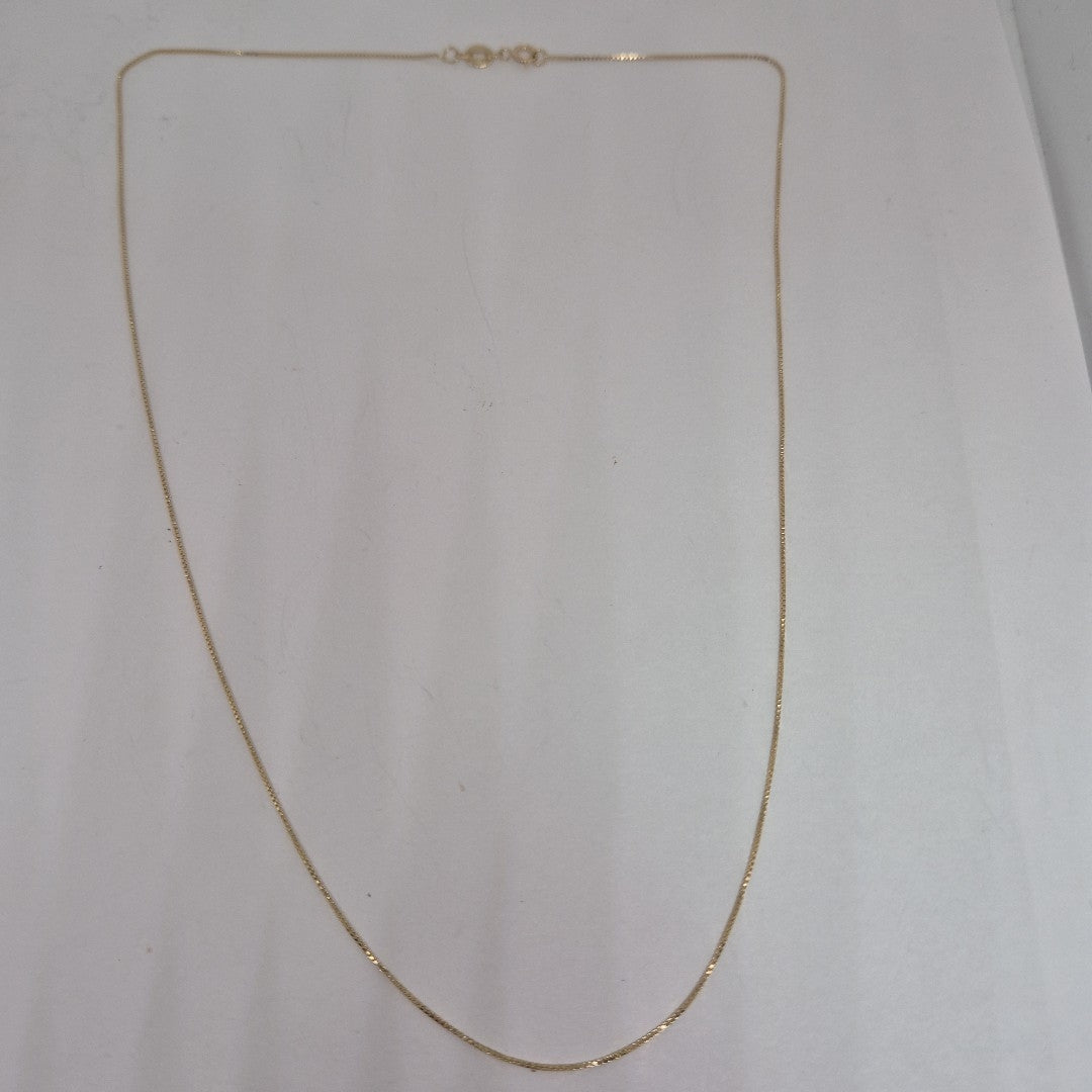 CADENA VENECIANO 14K 50 CM 1.5 GR (NUEVO)
