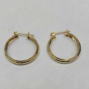 ARRACADAS PAR ORO 14 K 3.2 GRMS (SEMINUEVO)