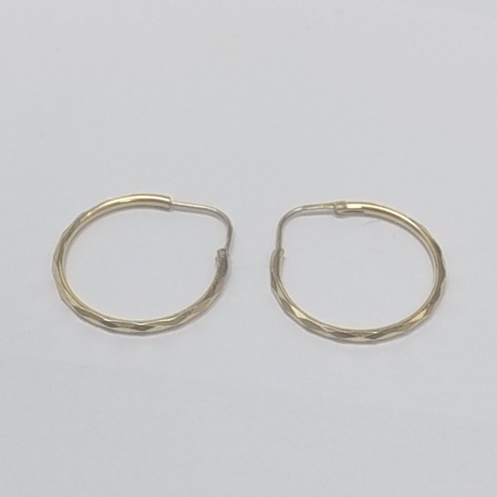 ARRACADAS PAR ORO 14 K 1.4 GRMS (SEMINUEVO)