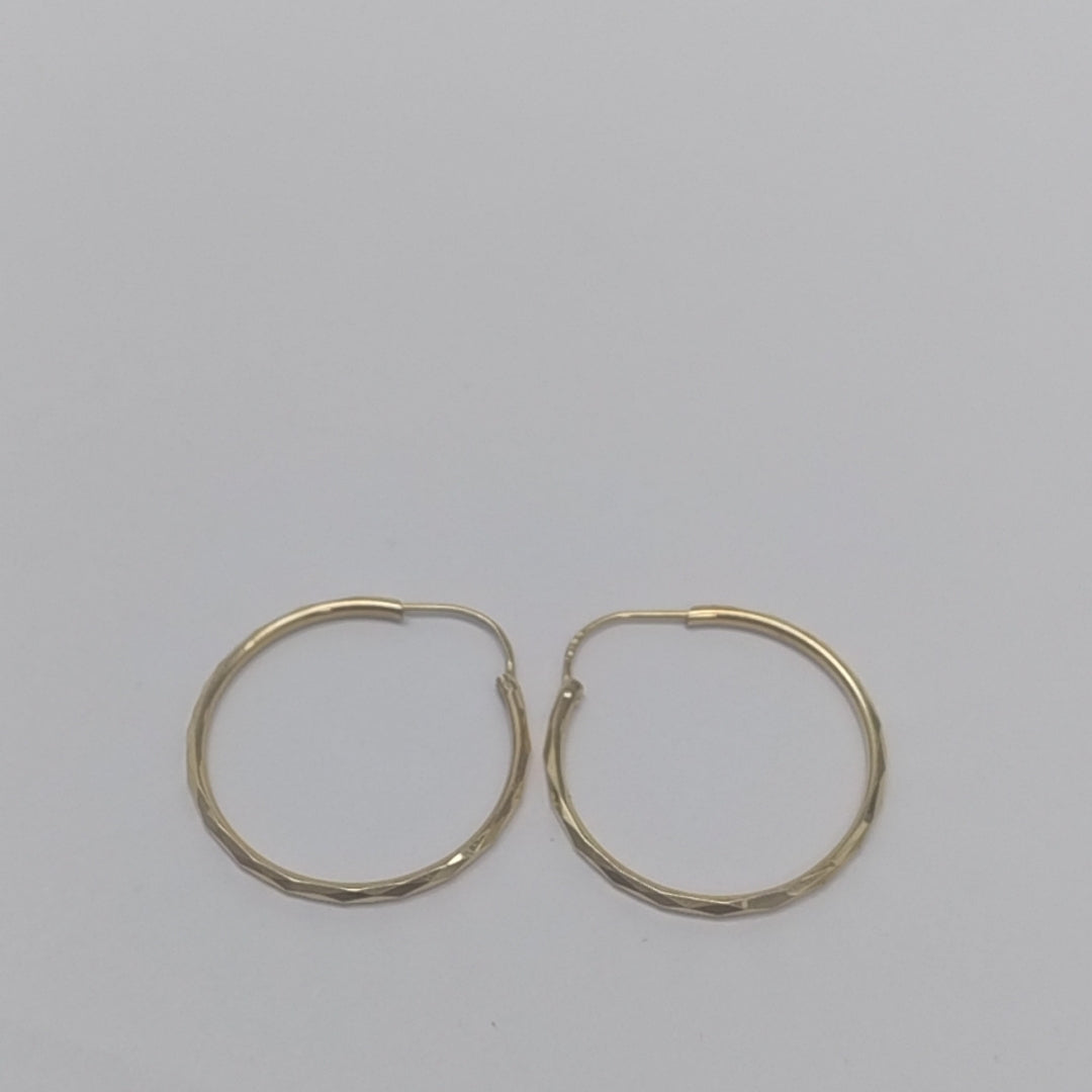 ARRACADAS PAR ORO 14 K 1.8 GRMS (SEMINUEVO)