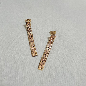 BROQUELES PAR ORO 14 K 4,40 GRMS (SEMINUEVO)