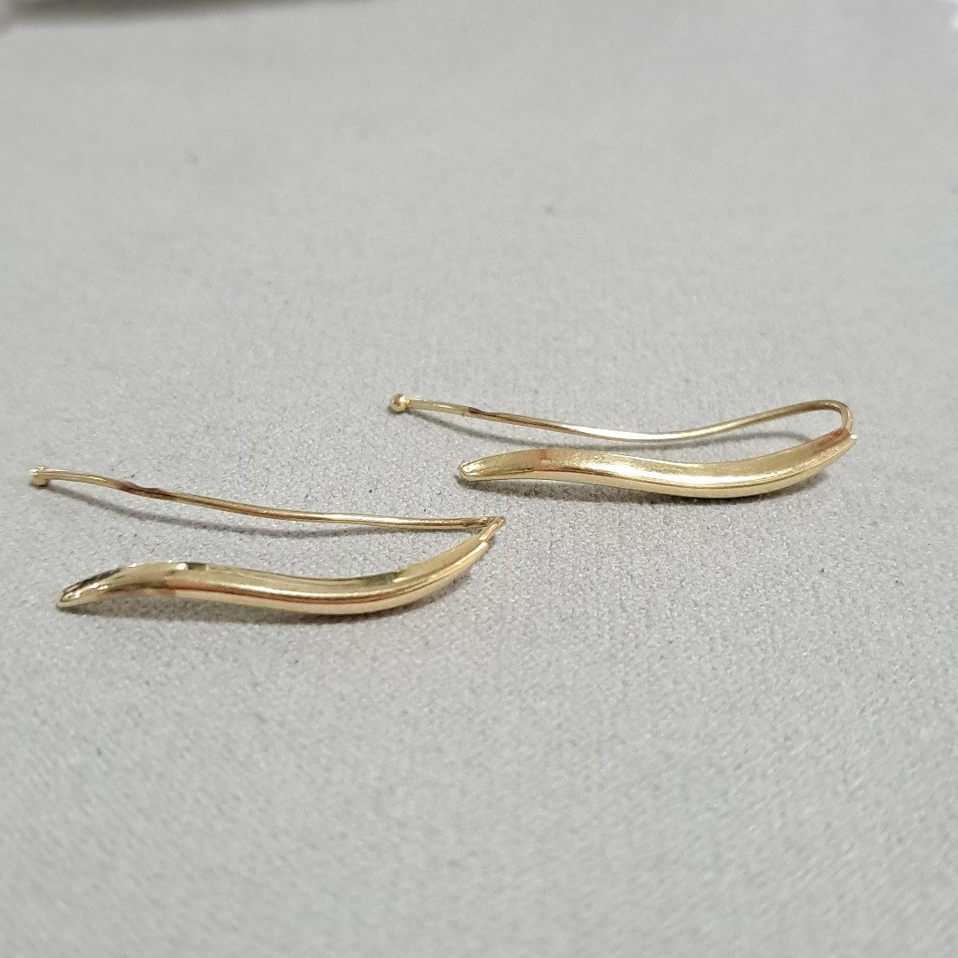 ARETES PAR ORO 14 K 1,10 GRMS (SEMINUEVO)