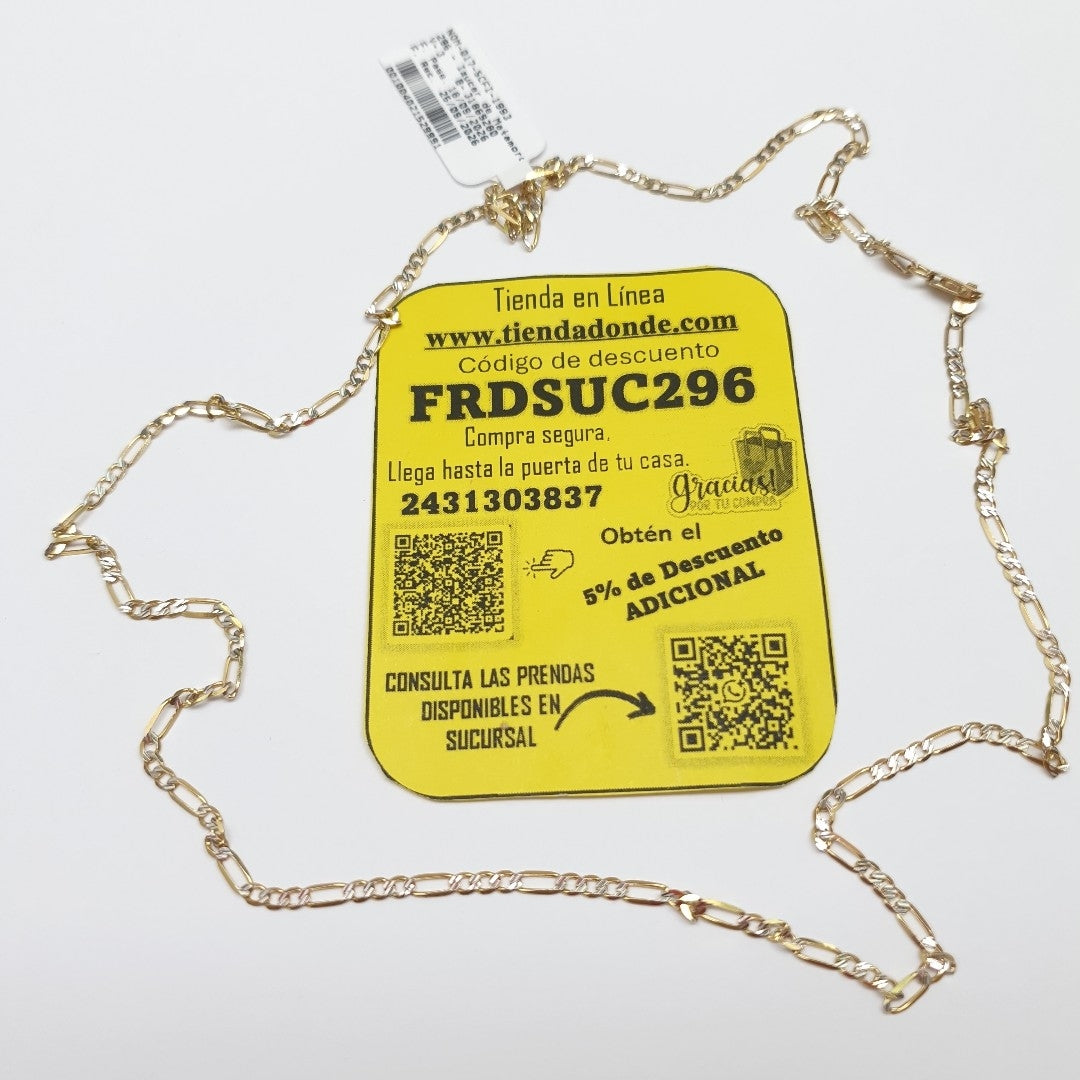 CADENA ORO 14 K 5 GRMS (SEMINUEVO)