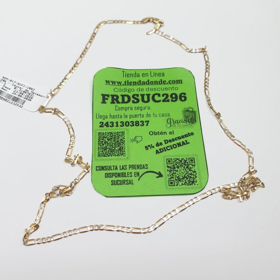 CADENA ORO 14 K 5.3 GRMS (SEMINUEVO)