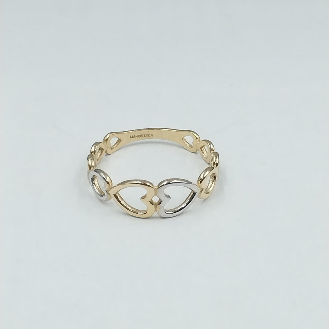 ANILLOS DAMA ORO 14K 2 (NUEVO)