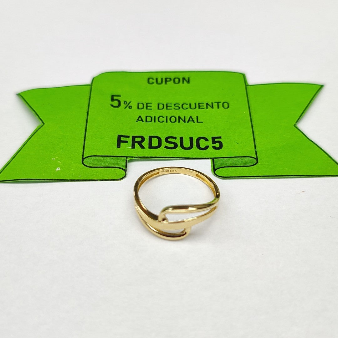 ANILLOS DAMA ORO 14K 1.6 (NUEVO)