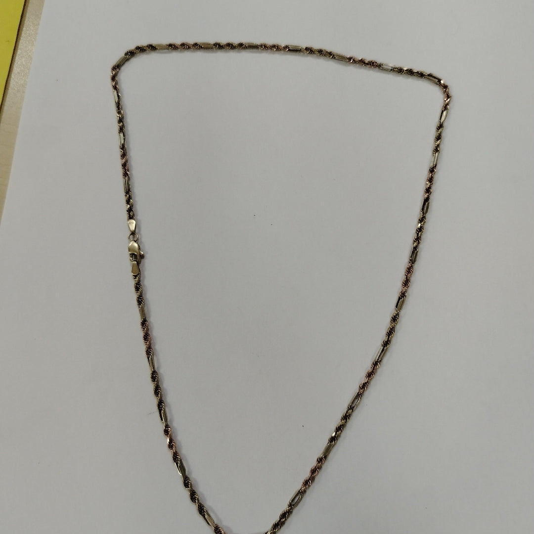 CADENA ORO, ORO COMBINADO 10 K 5 GRMS (SEMINUEVO)