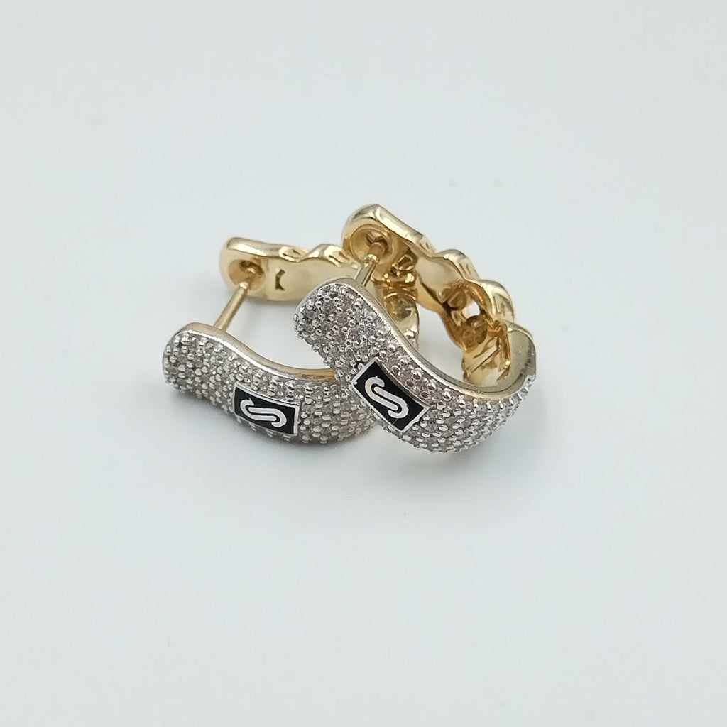 BROQUELES ORO 14K 4.9 (NUEVO)