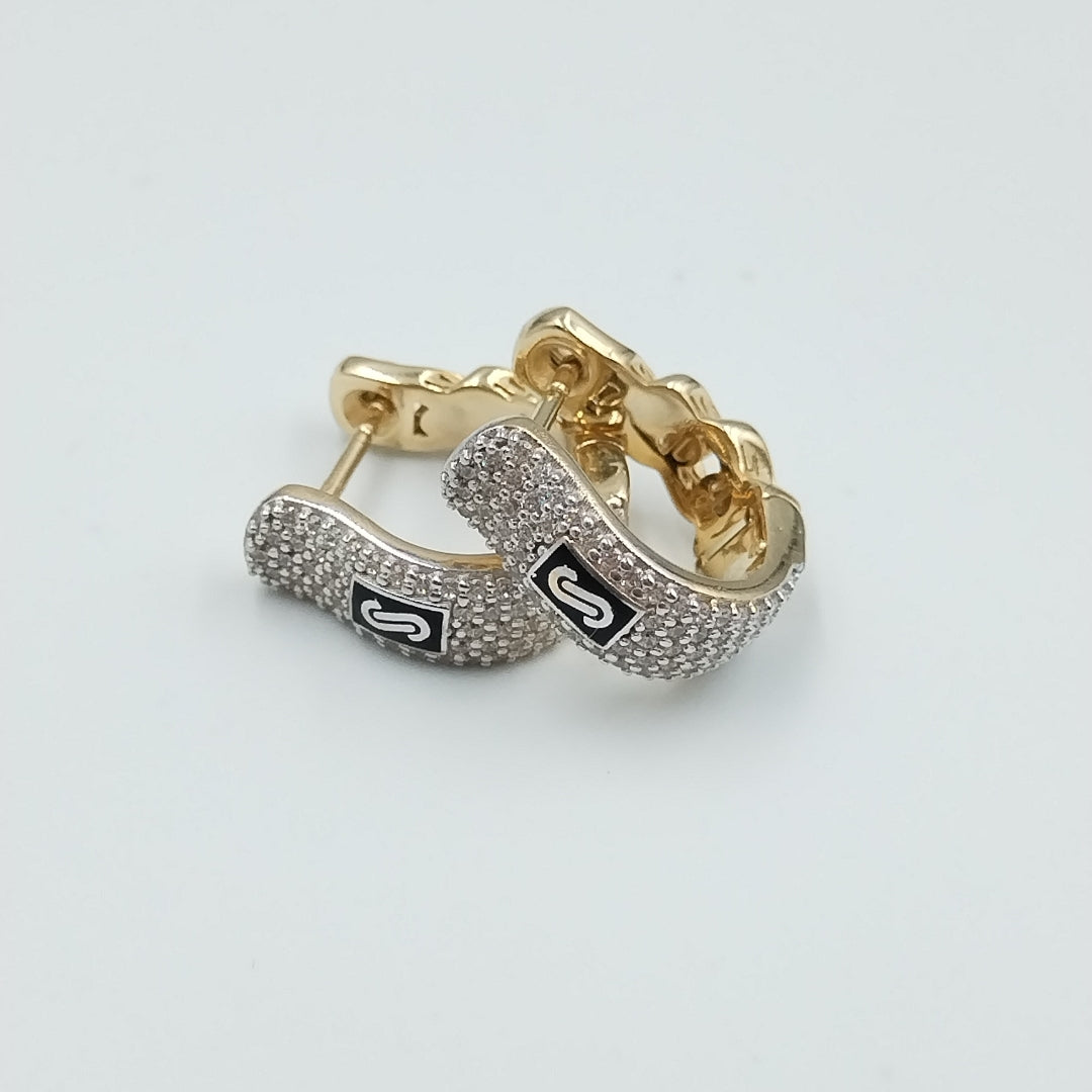 BROQUELES ORO 14K 4.9 (NUEVO)