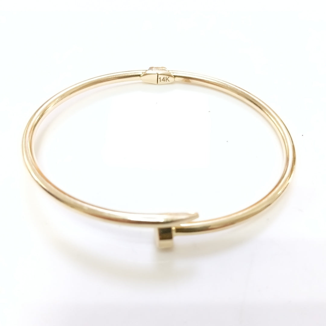 PULSERA RIGIDA ORO 14 K 7,90 GRMS (SEMINUEVO)