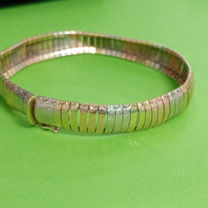 PULSERA ORO, ORO COMBINADO 10 K 16.8 GRMS (SEMINUEVO)