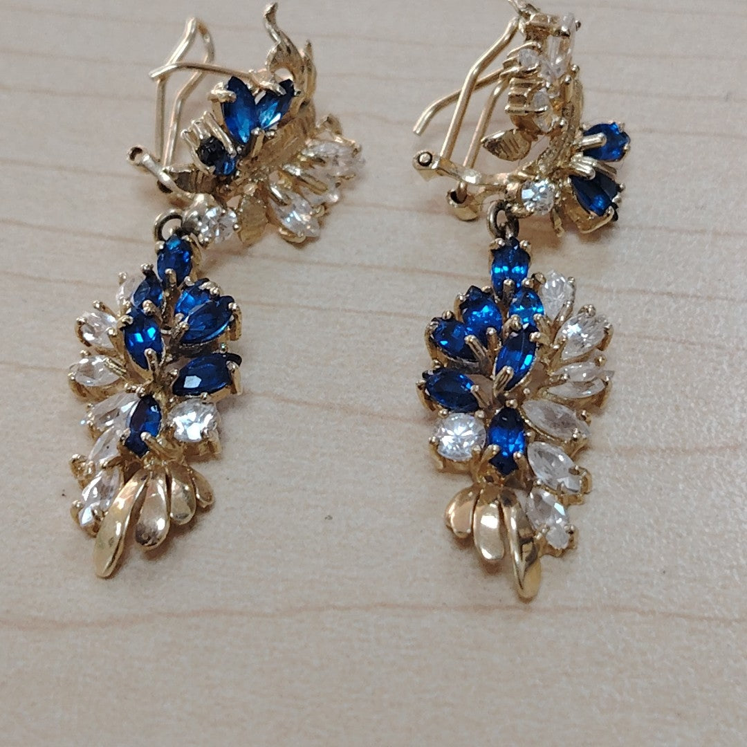 ARETES PAR ORO 14 K 11,20 GRMS (SEMINUEVO)