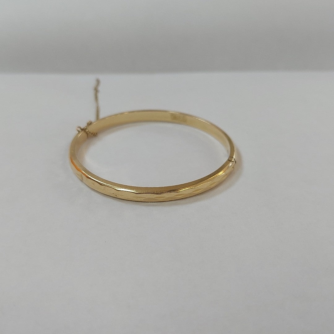 PULSERA RIGIDA ORO 18 K 9.9 GRMS (SEMINUEVO)